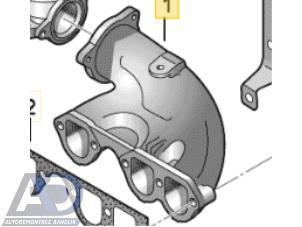 Gebruikte Spruitstuk Inlaat Volkswagen Polo IV (9N1/2/3) 1.4 TDI 70 Prijs € 69,99 Margeregeling aangeboden door Autodemontage Aandijk