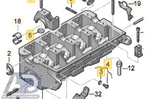 Gebruikte Cilinderkop Volkswagen Polo IV (9N1/2/3) 1.4 TDI 70 Prijs € 149,99 Margeregeling aangeboden door Autodemontage Aandijk