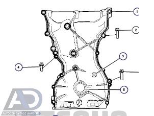 Gebruikte Distributiedeksel Dodge Caliber 1.8 16V Prijs € 74,99 Margeregeling aangeboden door Autodemontage Aandijk