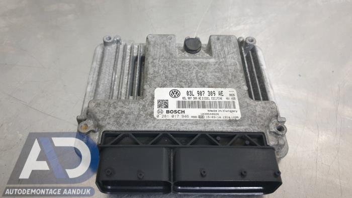 Gebruikte Computer Motormanagement Volkswagen Touran (1T3) 2.0 TDI 16V Prijs € 99,99 Margeregeling aangeboden door Autodemontage Aandijk