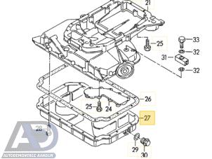 Gebruikte Carterpan Audi A4 (B5) 2.6 E V6 Prijs € 84,99 Margeregeling aangeboden door Autodemontage Aandijk
