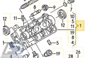 Gebruikte Cilinderkop Audi A4 (B5) 2.6 E V6 Prijs € 149,99 Margeregeling aangeboden door Autodemontage Aandijk