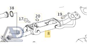 Gebruikte EGR koeler Mercedes E Estate (S212) E-350 CDI V6 24V BlueEfficiency Prijs € 99,99 Margeregeling aangeboden door Autodemontage Aandijk