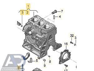 Gebruikte Motor Onderblok Volkswagen Polo V (6R) 1.2 TDI 12V BlueMotion Prijs € 249,99 Margeregeling aangeboden door Autodemontage Aandijk