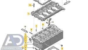 Gebruikte Cilinderkop Audi A6 (C6) 2.0 TDI 16V Prijs € 399,99 Margeregeling aangeboden door Autodemontage Aandijk