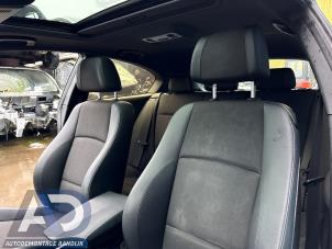 Autostoelhoes Voor BMW 1 Series 116i,PU-leer Complete Set Voor- En Achterbank Beschermers Ademende Stoelhoezen Kussens Autostoelaccessoires, Coffee