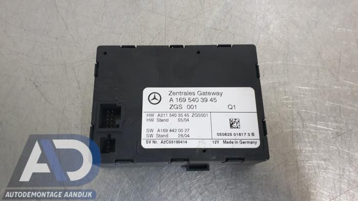 Gebruikte Module Centrale Deurvergrendeling Mercedes A (W169) 1.5 A-150 5-Drs. Prijs € 24,99 Margeregeling aangeboden door Autodemontage Aandijk