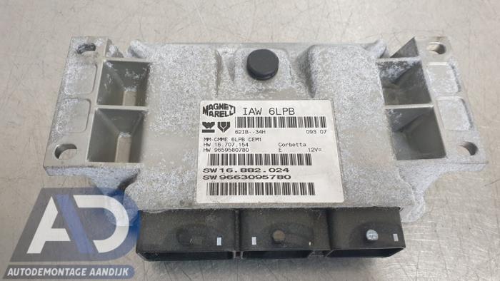 Computer Motormanagement Peugeot 407 SW (6E), 2004 / 2010 2.0 16V, Combi/o, Benzine, 1.998cc, 103kW (140pk), FWD, EW10A; RFJ, 2005-08 / 2010-12, 6ERFJ (Gebruikt)