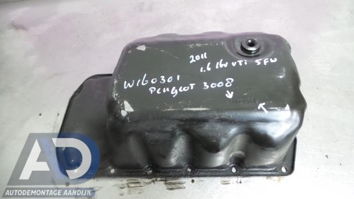 Gebruikte Carterpan Peugeot 3008 I (0U/HU) 1.6 VTI 16V Prijs € 34,99 Margeregeling aangeboden door Autodemontage Aandijk