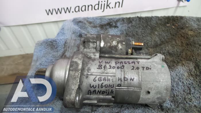 Gebruikte Startmotor Volkswagen Passat Variant (3C5) 2.0 TDI 140 Prijs € 24,99 Margeregeling aangeboden door Autodemontage Aandijk