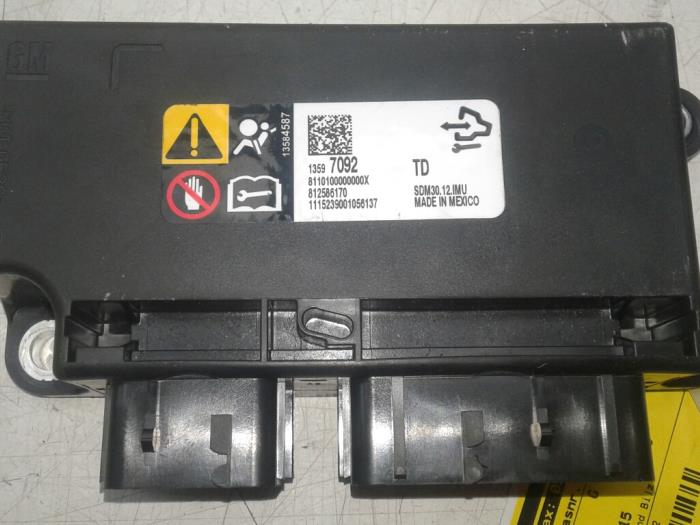 OPEL Corsa D (2006-2020) Unitate de control SRS 13597092 14602661