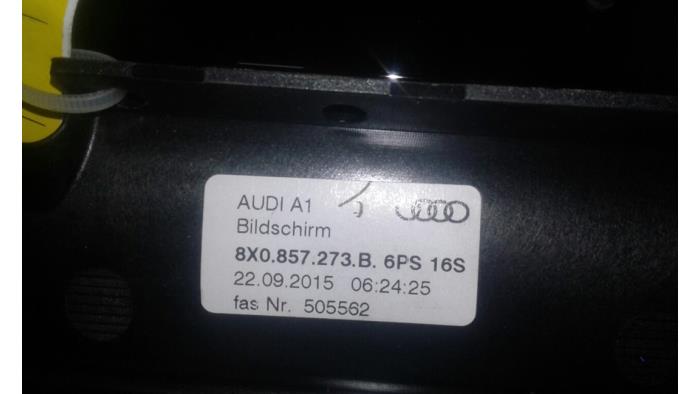 AUDI A1 8X (2010-2020) Navigacijos sistemos komplektas 8X0857273B 14603103