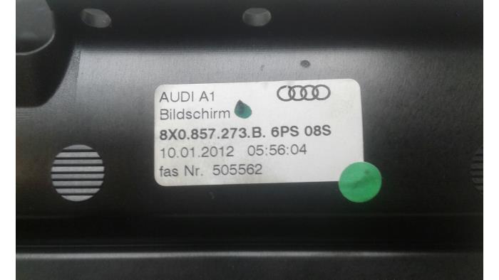 AUDI A1 8X (2010-2020) Navigacijos ekranas / Ekranas 8X0857273B 14603196