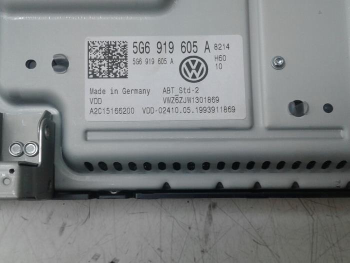 VOLKSWAGEN Polo 6 generation (2017-2024) Navigācijas sistēma 5G6919605A 14603296