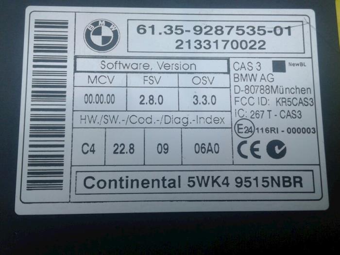 Computer Diversen van een BMW X1 (E84) sDrive 20d 2.0 16V 2014