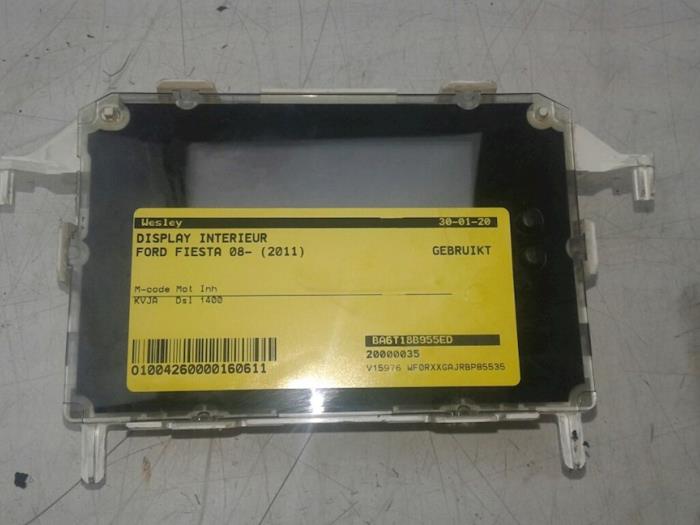 Gebruikte Display Interieur Ford Fiesta 6 (JA8) 1.4 TDCi Van Prijs € 51,45 Margeregeling aangeboden door Wessel Parts & Service B.V.