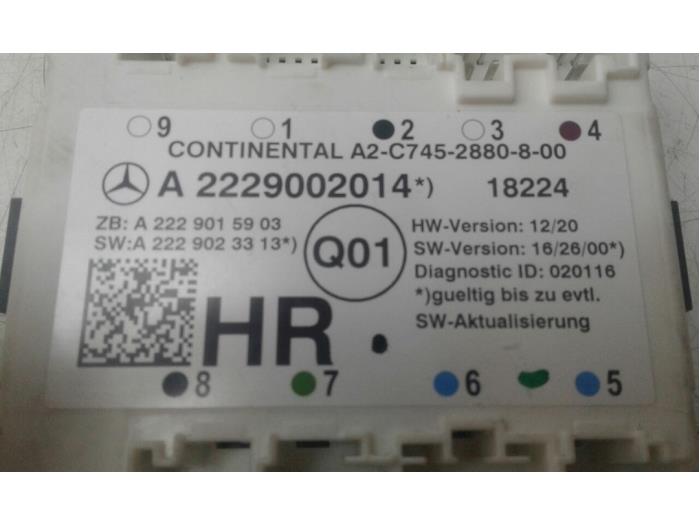 Module Centrale Deurvergrendeling van een Mercedes-Benz GLC (X253) 2.2 250d 16V BlueTEC 4-Matic 2018
