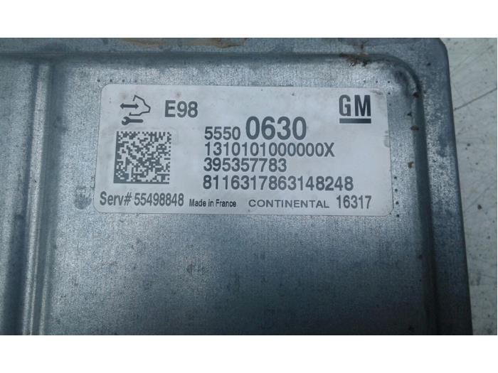 OPEL Astra K (2015-2021) Unitate de control motor 55500630 17334104