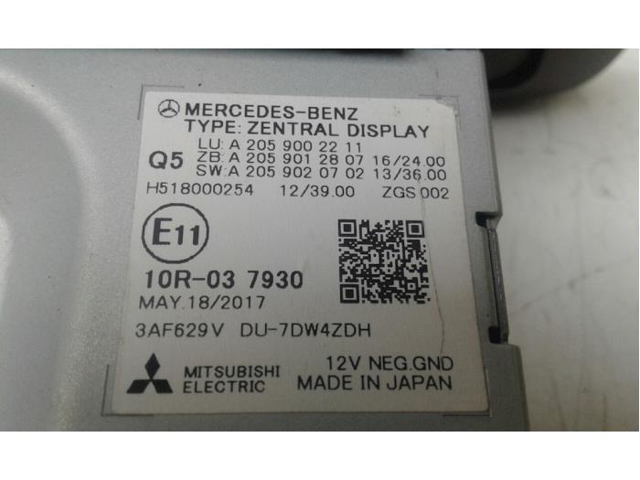 MERCEDES-BENZ GLC Coupe C253 (2016-2019) Навигационная система 2059002211 14603809