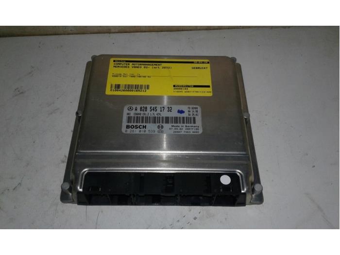 MERCEDES-BENZ Vaneo W414 (2001-2005) Engine Control Unit ECU 0285451732 14983531