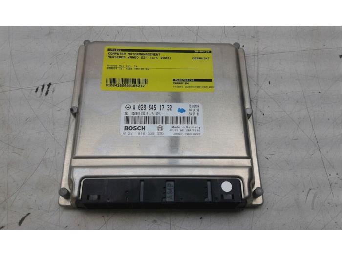 MERCEDES-BENZ Vaneo W414 (2001-2005) Engine Control Unit ECU 0285451732 14983531