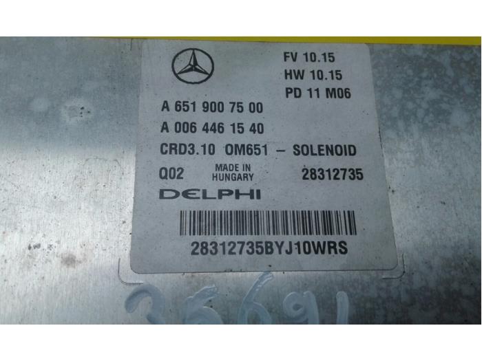 MERCEDES-BENZ E-Class W212/S212/C207/A207 (2009-2016) Engine Control Unit ECU 6519007500 14603913