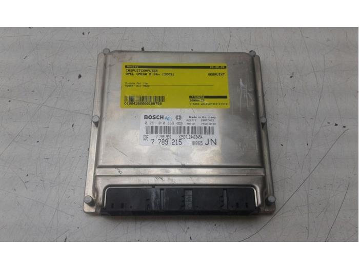 Gebruikte Inspuitcomputer Opel Omega B Caravan (21/22/23) 2.5 DTI 24V Prijs € 93,45 Margeregeling aangeboden door Wessel Parts & Service B.V.