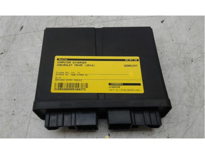 Gebruikte Computer Diversen Chevrolet Cruze SW 1.7 D 130 Prijs € 61,95 Margeregeling aangeboden door Wessel Parts & Service B.V.