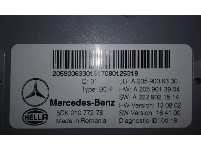 MERCEDES-BENZ GLC 253 (2015-2019) Alte unități de control 2059006330 14604137