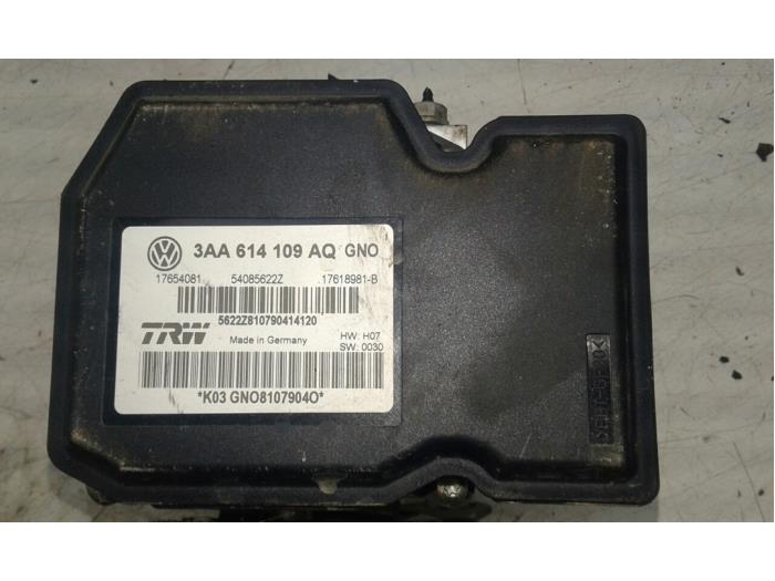 VOLKSWAGEN Passat B7 (2010-2015) ABS pumpe 3AA614109AQ 14721610