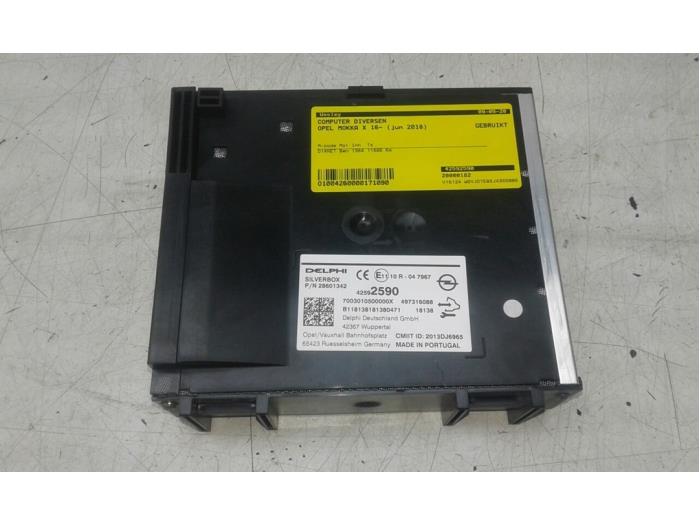 Gebruikte Computer Diversen Opel Mokka X Prijs € 156,45 Margeregeling aangeboden door Wessel Parts & Service B.V.