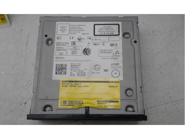 Skoda Superb Navigatie Modules voorraad Onderdelenlijn.nl