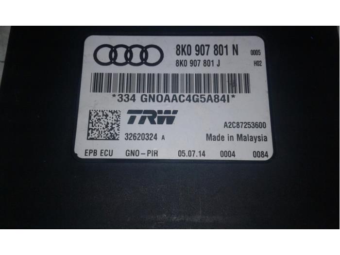 AUDI Q5 8R (2008-2017) Unitate de comandă a frânei de mână 8K0907801N 15070563