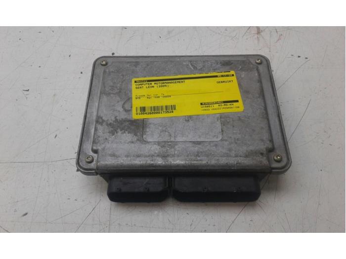 Gebruikte Computer Motormanagement Seat Leon (1M1) 1.6 16V Prijs € 93,45 Margeregeling aangeboden door Wessel Parts & Service B.V.