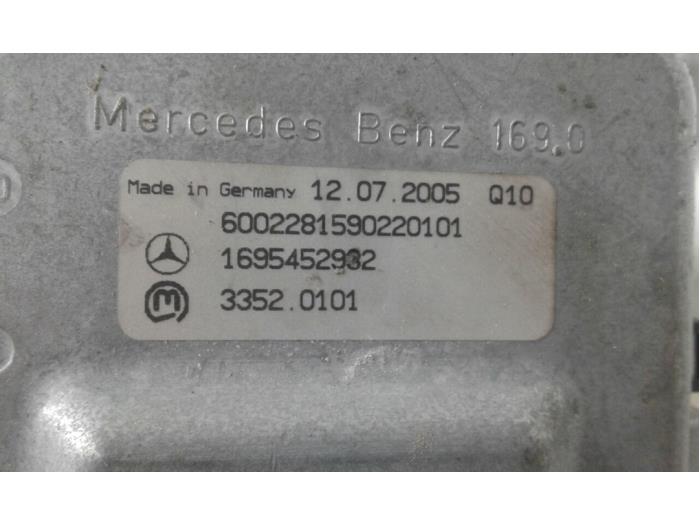 MERCEDES-BENZ B-Class W245 (2005-2011) Vairo mechanizmas 1694603216 14723725