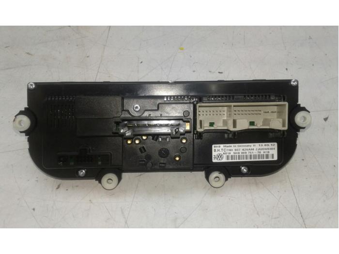 VOLKSWAGEN Golf 6 generation (2008-2015) Unitate de control al climei 7N0907426AM 14604340