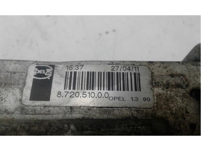 Intercooler van een Opel Corsa D  2011