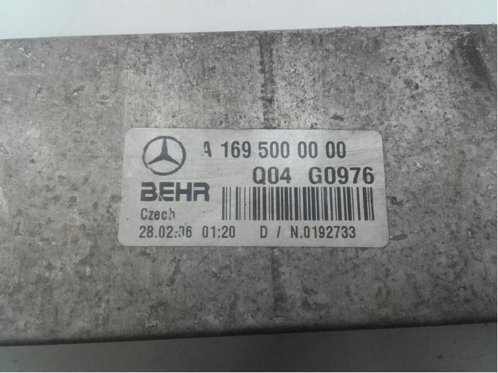 MERCEDES-BENZ A-Class W169 (2004-2012) Радиатор интеркулера 1695000000 14721780