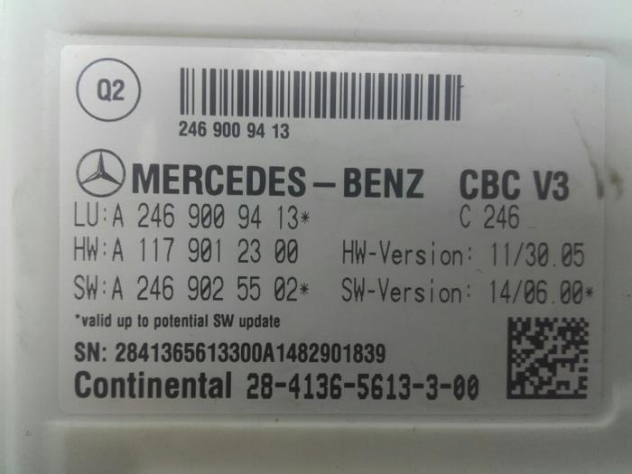MERCEDES-BENZ CLA-Class C117 (2013-2016) Блок управления 2469009413 14599559