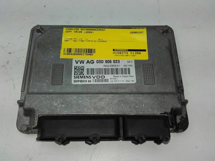 Gebruikte Computer Motormanagement Seat Ibiza III (6L1) 1.2 Prijs € 93,45 Margeregeling aangeboden door Wessel Parts & Service B.V.