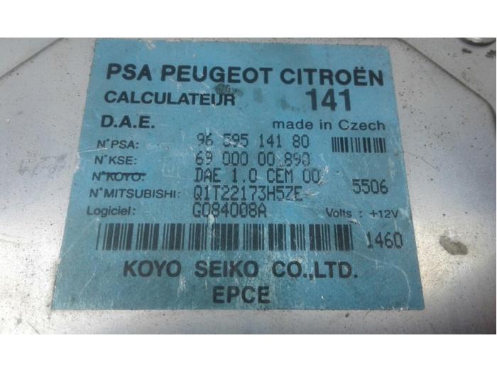 PEUGEOT 307 1 generation (2001-2008) Engine Control Unit ECU 9659514180 14723794