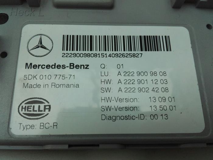 MERCEDES-BENZ C-Class W205/S205/C205 (2014-2023) Other Control Units 2229009808 14723784