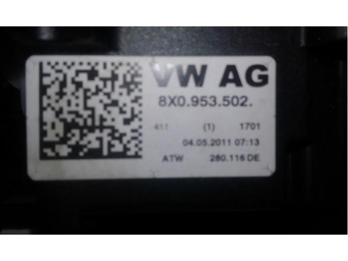 AUDI A1 8X (2010-2020) Indicator Wiper Stalk Switch 8X0953501B 14962104