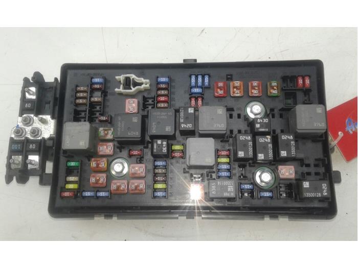 OPEL Insignia A (2008-2016) Fuse Box 13255300 14961150