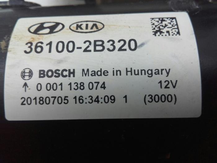 Gebruikte Startmotor Kia Optima (JFA) 1.6 T-GDi 16V Prijs op aanvraag aangeboden door Wessel Parts & Service B.V.