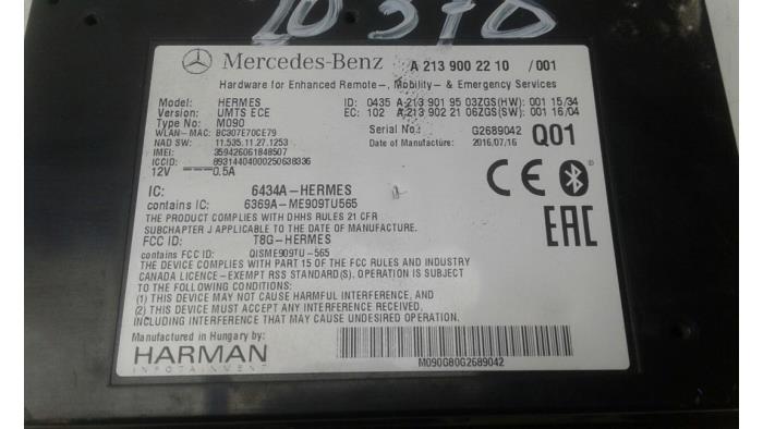 MERCEDES-BENZ A-Class W176 (2012-2018) Unitatea de control 2139002210 14722005