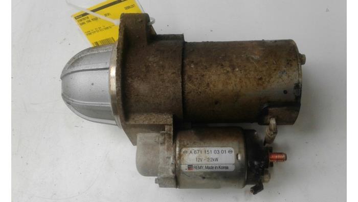 Gebruikte Startmotor Ssang Yong Musso Grand 2.2e-XDi 4x4 Prijs € 131,25 Margeregeling aangeboden door Wessel Parts & Service B.V.