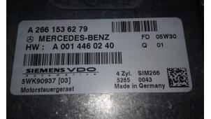 Gebruikte Computer Motormanagement Mercedes B (W245) 1.7 B-170 16V Prijs € 125,00 Margeregeling aangeboden door Wessel Parts & Service B.V.