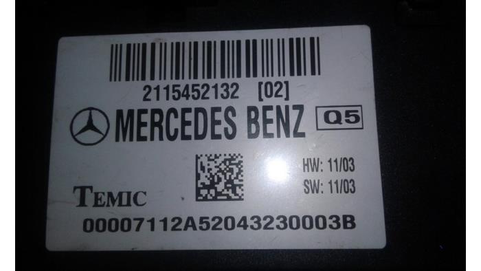 MERCEDES-BENZ E-Class W211/S211 (2002-2009) Блок управления 2115452132 14600359