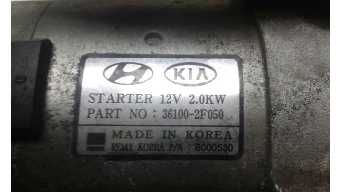 HYUNDAI ix35 1 generation (2009-2015) Starter auto 361002F050 14722182